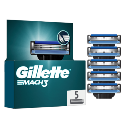 Gillette Mach3 Borotvabetétek Férfi Borotvához, 5 db Borotvabetét termékhez kapcsolódó kép
