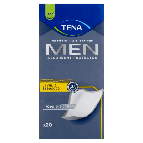 Tena Men Level 2 férfi inkontinencia betét 20 db termékhez kapcsolódó kép