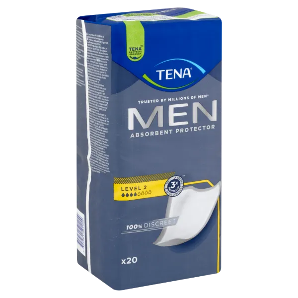 Tena Men Level 2 férfi inkontinencia betét 20 db termékhez kapcsolódó kép