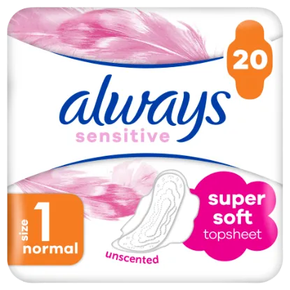 Always Ultra Sensitive Normal Plus (1-es Méret) Egészségügyi Betét , 20 db termékhez kapcsolódó kép