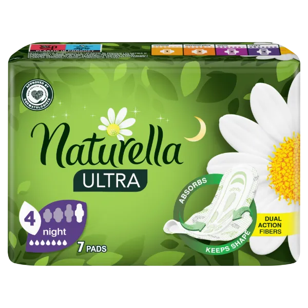 Naturella egészségügyi betét Ultra Night 7 termékhez kapcsolódó kép