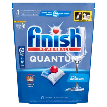 Finish Powerball Quantum Fresh mosogatógép kapszula 60 db 624 g termékhez kapcsolódó kép