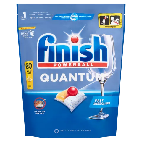 Finish Powerball Quantum Citrom mosogatógép kapszula 60 db 624 g  termékhez kapcsolódó kép