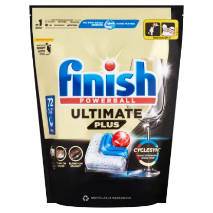 Finish Powerball Ultimate Plus All in 1 Regular mosogatógép kapszula 72 db 878,4 g termékhez kapcsolódó kép