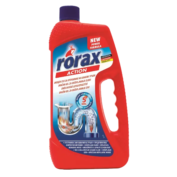 Rorax lefolyótisztító power gél 1000ml termékhez kapcsolódó kép