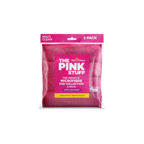 The Pink Stuff Mikroszálas tisztítópárnák - rózsaszín (3 db) termékhez kapcsolódó kép