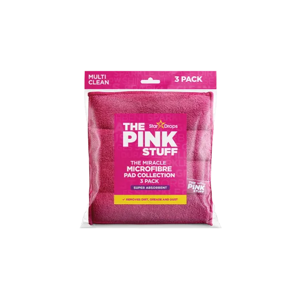 The Pink Stuff Mikroszálas tisztítópárnák - rózsaszín (3 db) termékhez kapcsolódó kép