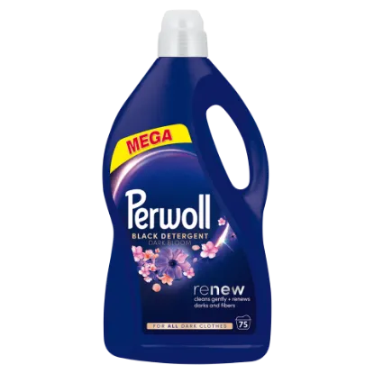 Perwoll folyékony mosószer 75 mosás 3,75 l Renew Dark Bloom termékhez kapcsolódó kép
