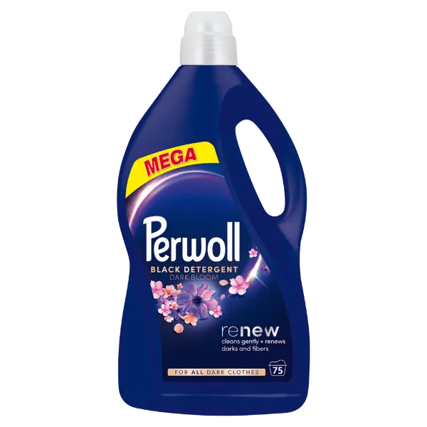 Perwoll folyékony mosószer 75 mosás 3,75 l Renew Dark Bloom termékhez kapcsolódó kép