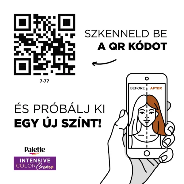 Palette ICC intenzív krémhajfesték 7-77 Intenzív vörös termékhez kapcsolódó kép
