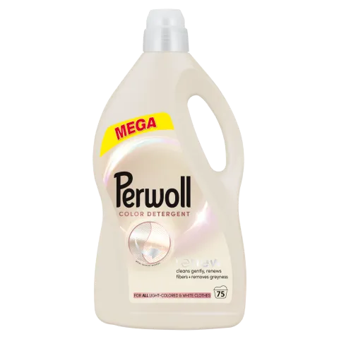 Perwoll folyékony mosószer 75 mosás 3,75 l Renew Light Color termékhez kapcsolódó kép