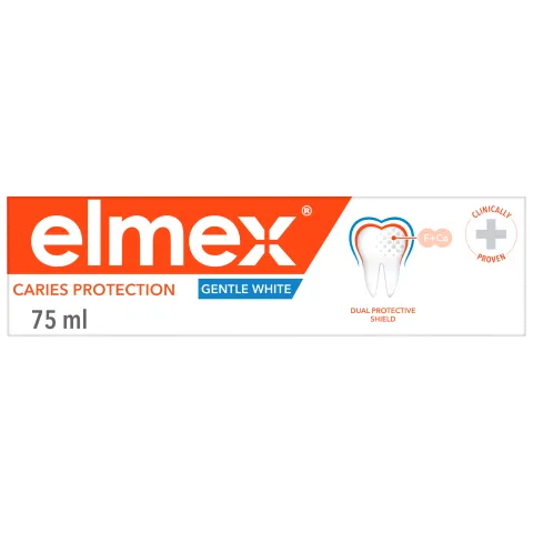 Elmex Caries Protection Gentle White fogkrém 75 ml termékhez kapcsolódó kép