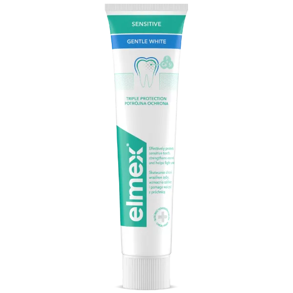 Elmex Sensitive Gentle White fogkrém érzékeny fogakra 75 ml termékhez kapcsolódó kép