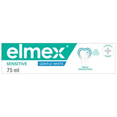 Elmex Sensitive Gentle White fogkrém érzékeny fogakra 75 ml termékhez kapcsolódó kép
