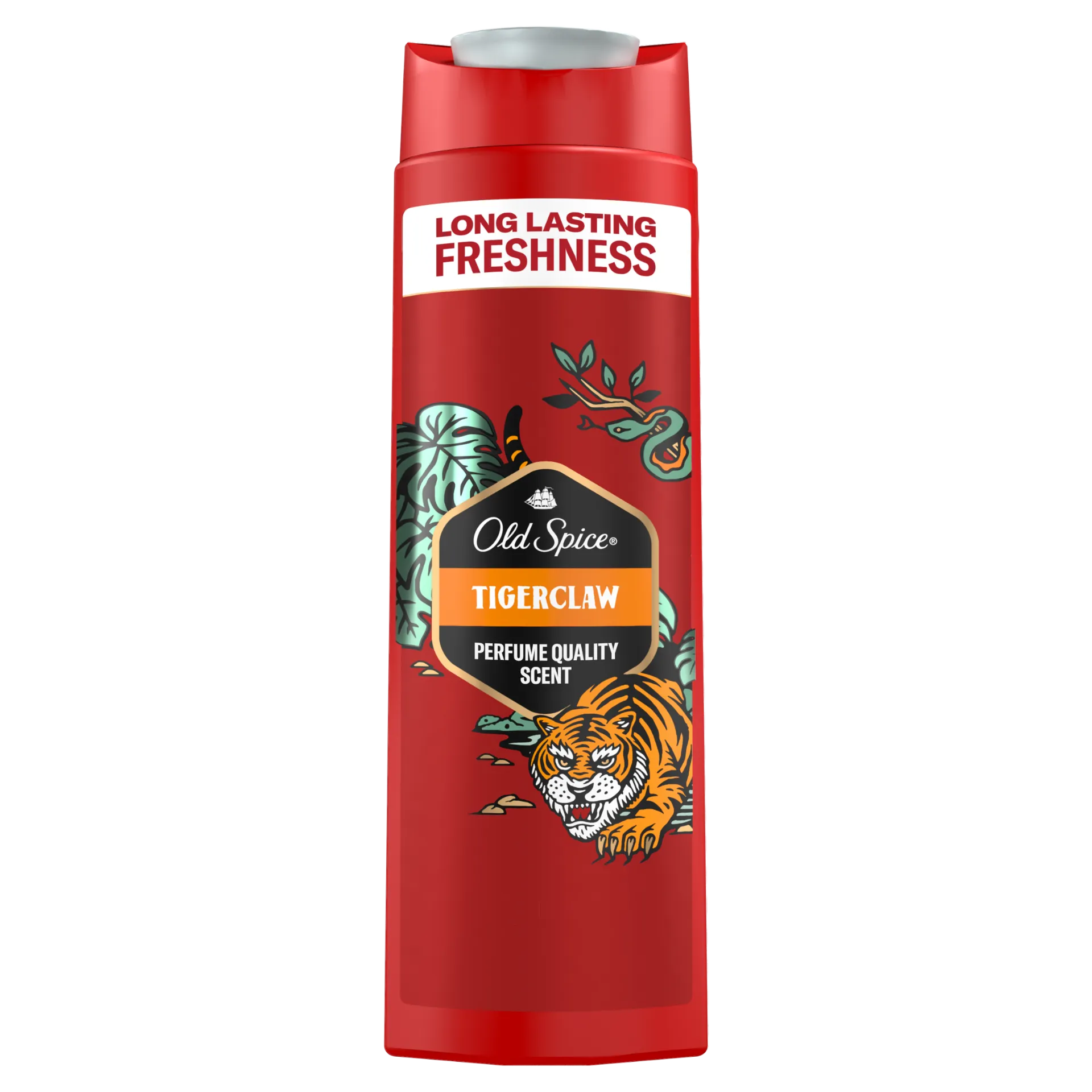 Old Spice Tigerclaw Férfi 3 az 1-ben Sampon és Tusfürdő, 400 ml