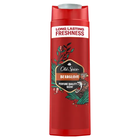 Old Spice Bearglove Férfi 3 az 1-ben Sampon és Tusfürdő, 400 ml termékhez kapcsolódó kép