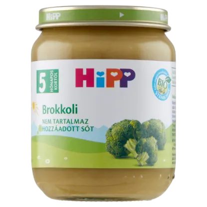 HiPP BIO brokkoli 5 hónapos kortól 125 g termékhez kapcsolódó kép