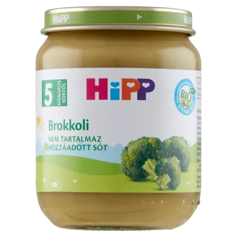 HiPP BIO brokkoli 5 hónapos kortól 125 g termékhez kapcsolódó kép