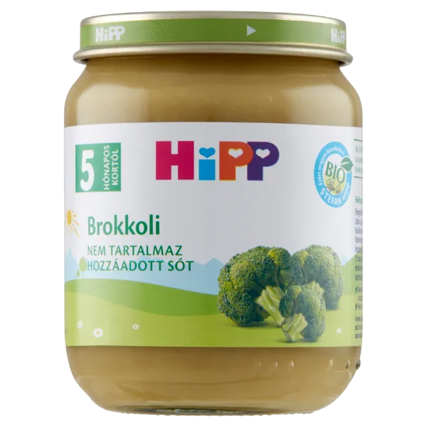 HiPP BIO brokkoli 5 hónapos kortól 125 g termékhez kapcsolódó kép