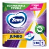 Zewa Premium Jumbo háztartási papírtörlő 3 rétegű 1 tekercs termékhez kapcsolódó kép