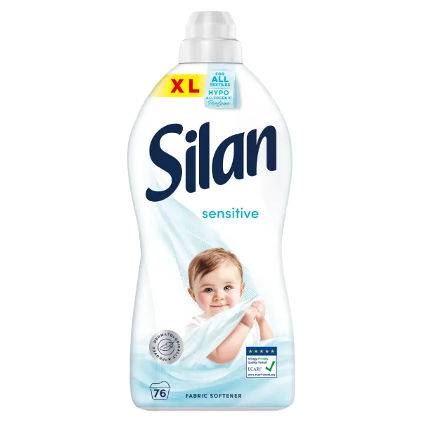 Silan Sensitive & Baby textilöblítő koncentrátum 76 mosás 1672 ml termékhez kapcsolódó kép