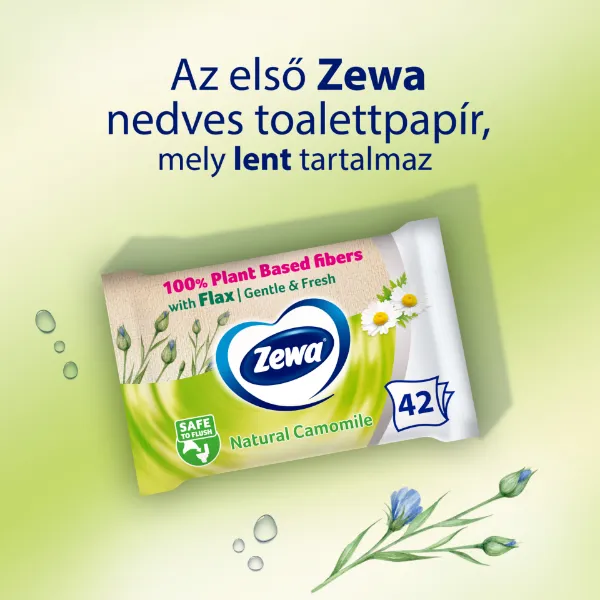Zewa Natural Camomile nedves toalettpapír 42 db termékhez kapcsolódó kép