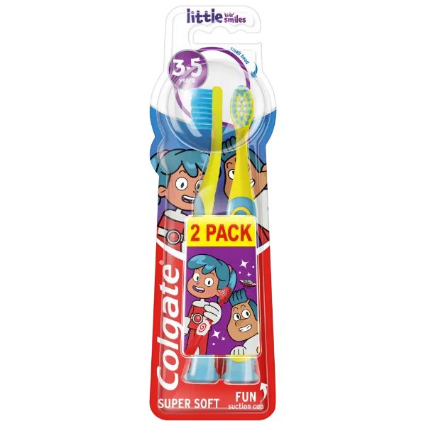 Colgate Little Kids Smile gyerek fogkefe 3-5 éves korig 2 db termékhez kapcsolódó kép