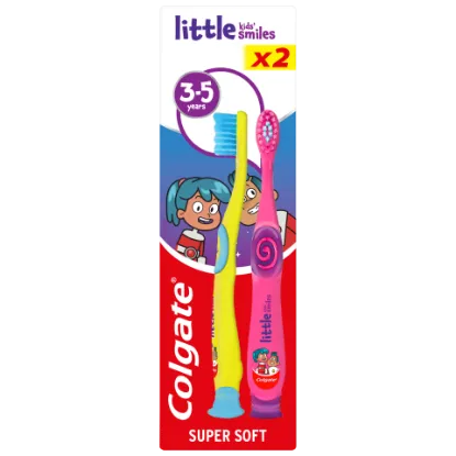 Colgate Little Kids Smile gyerek fogkefe 3-5 éves korig 2 db termékhez kapcsolódó kép