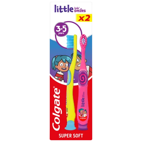 Colgate Little Kids Smile gyerek fogkefe 3-5 éves korig 2 db termékhez kapcsolódó kép