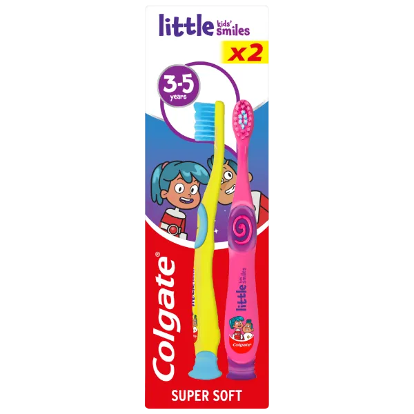 Colgate Little Kids Smile gyerek fogkefe 3-5 éves korig 2 db termékhez kapcsolódó kép