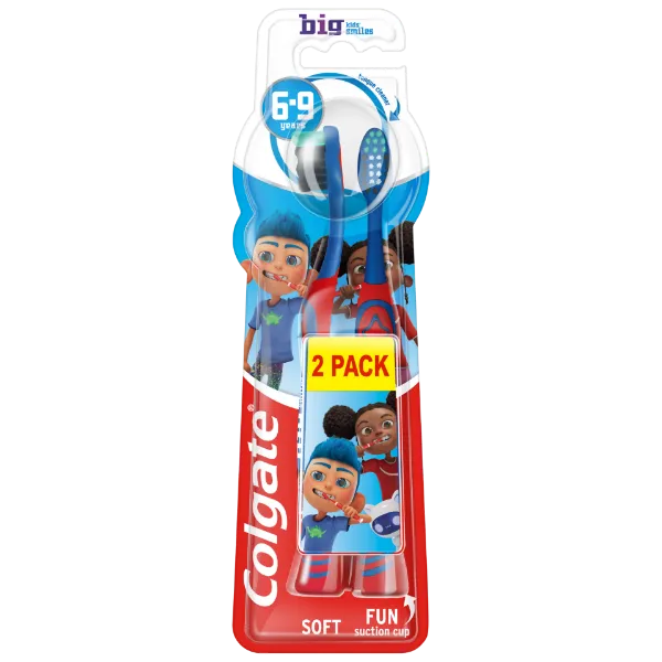 Colgate Big Kids Smile gyerek fogkefe 6-9 éves gyermekeknek 2 db termékhez kapcsolódó kép