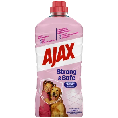 Ajax Strong & Safe többcélú tisztítószer 1000 ml termékhez kapcsolódó kép