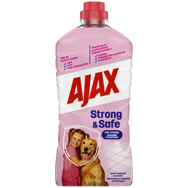 Ajax Strong & Safe többcélú tisztítószer 1000 ml termékhez kapcsolódó kép