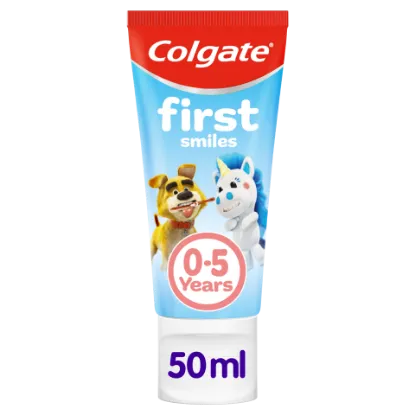 Colgate Kids First Smiles gyerek fogkrém 0-5 éves gyermekeknek 50 ml termékhez kapcsolódó kép