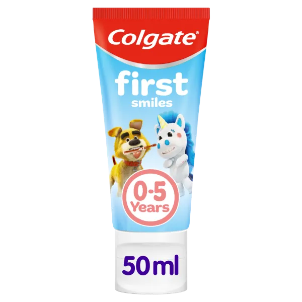 Colgate Kids First Smiles gyerek fogkrém 0-5 éves gyermekeknek 50 ml termékhez kapcsolódó kép