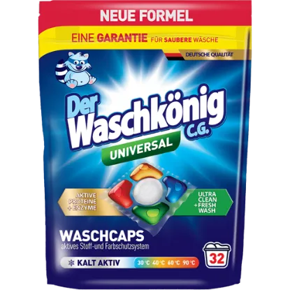 Der Waschkönig mosókapszula 32 db Universal termékhez kapcsolódó kép