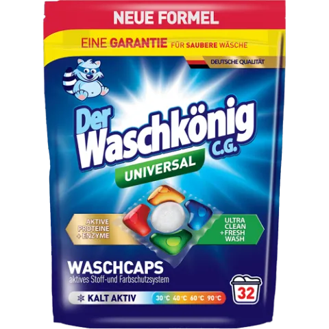 Der Waschkönig mosókapszula 32 db Universal termékhez kapcsolódó kép