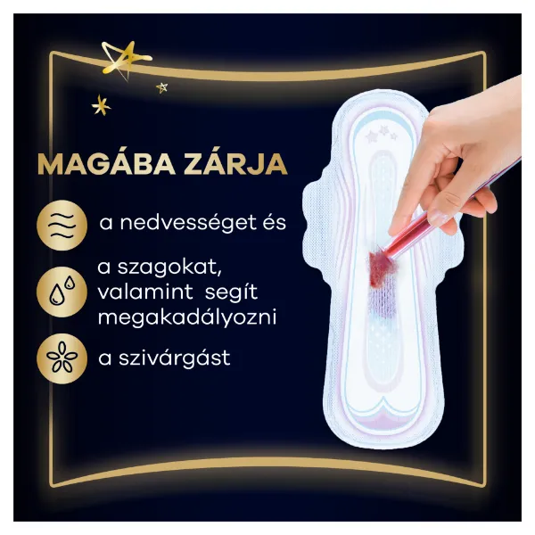 Always Ultra Secure Night Extra (5-ös Méret) Szárnyas Betét Egészségügyi Betét, 10 Db termékhez kapcsolódó kép