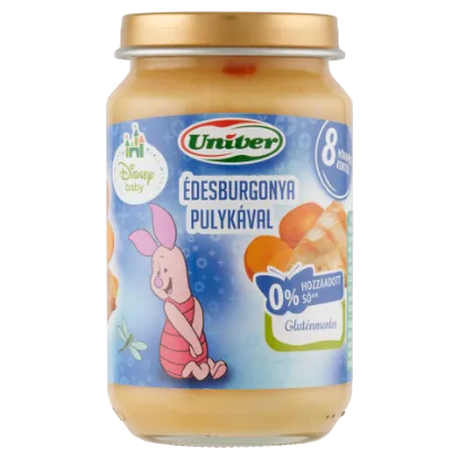 Univer Disney Baby édesburgonya pulykával bébiétel 8 hó+ 163 g termékhez kapcsolódó kép