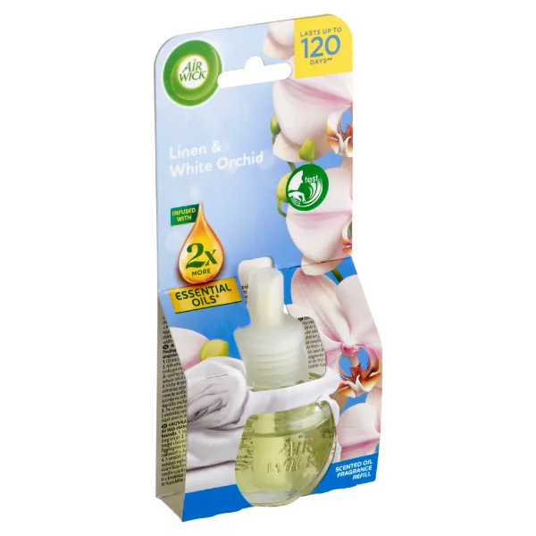 Air Wick elektromos légfrissítő utántöltő, Frissen mosott ruha illat, 19ml termékhez kapcsolódó kép