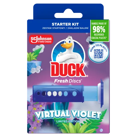Duck Fresh Discs WC-öblítő korong 36 ml Virtual Violet termékhez kapcsolódó kép