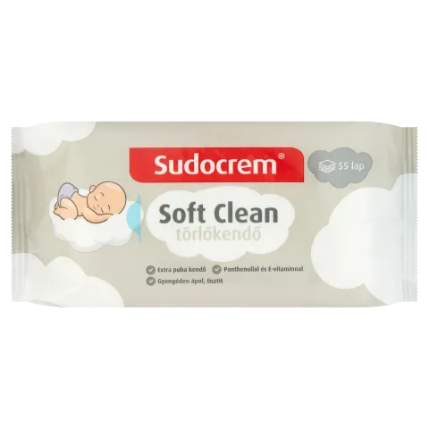 Sudocrem törlőkendő 55 db Soft Clean termékhez kapcsolódó kép