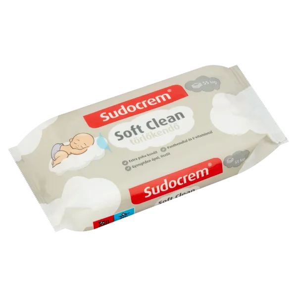 Sudocrem törlőkendő 55 db Soft Clean termékhez kapcsolódó kép