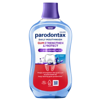 Parodontax Gum Strengthen & Protect alkoholmentes fluoridos szájvíz 500 ml Icy Mint termékhez kapcsolódó kép