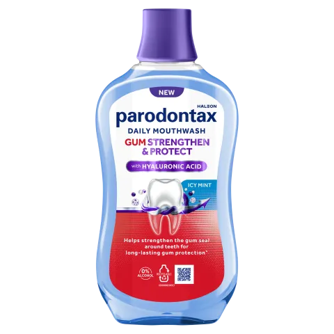 Parodontax Gum Strengthen & Protect alkoholmentes fluoridos szájvíz 500 ml Icy Mint termékhez kapcsolódó kép