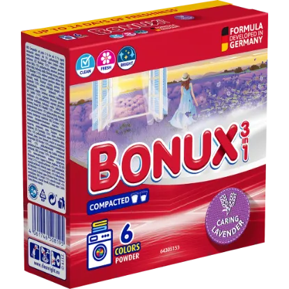 BONUX mosópor 390 g Caring Levander (6 mosás) termékhez kapcsolódó kép