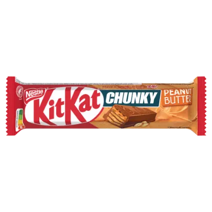 KitKat Chunky földimogyorós krémmel bevont ropogós ostya tejcsokoládéban 42 g termékhez kapcsolódó kép