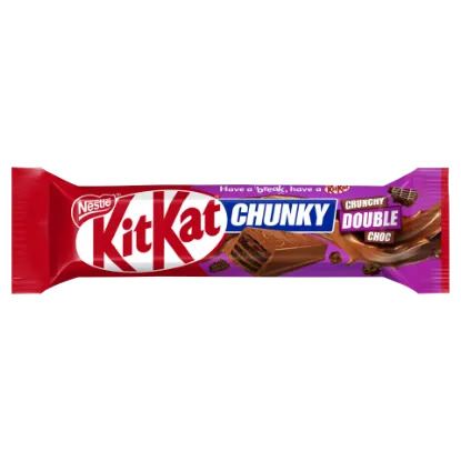 KitKat Chunky ropogós ostya tejcsokoládés krémmel és kakaós rizspehellyel tejcsokoládéban 42 g termékhez kapcsolódó kép