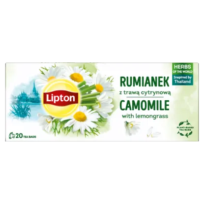 Lipton gyógynövény tea 20 filter 20 g Camomile with Lemongrass termékhez kapcsolódó kép