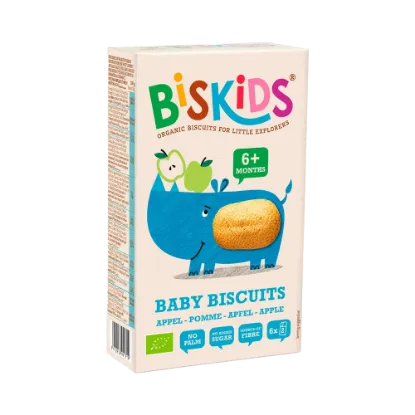 Biskids Baby Biscuits biokeksz 120g - almás keksz gyerekeknek 6 hónapos kortól termékhez kapcsolódó kép